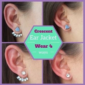 Stella & Dot Crescent Ear Jacket